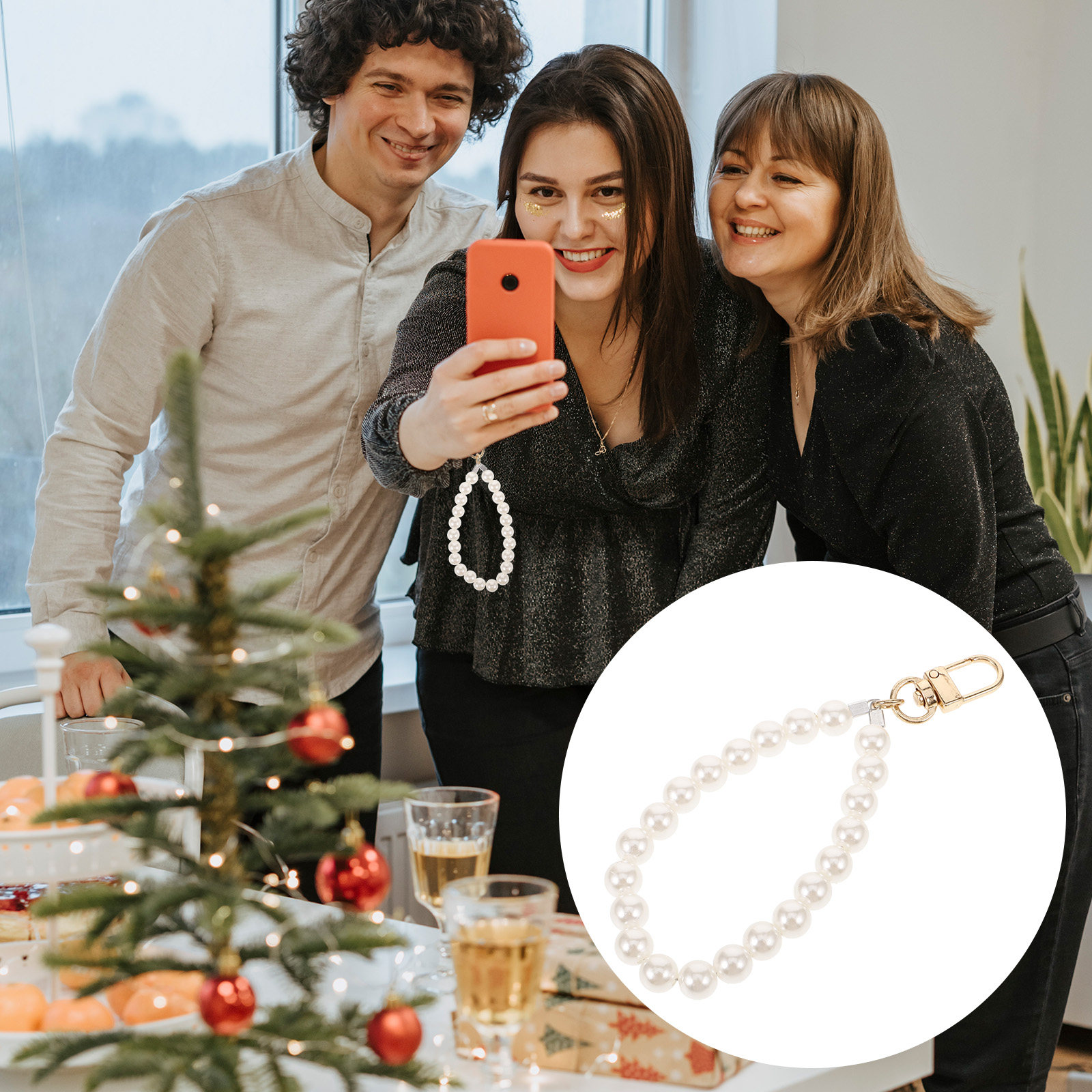 Phone Hanging Ornament Pearl B - Phone Accessories Usa 评论和价格